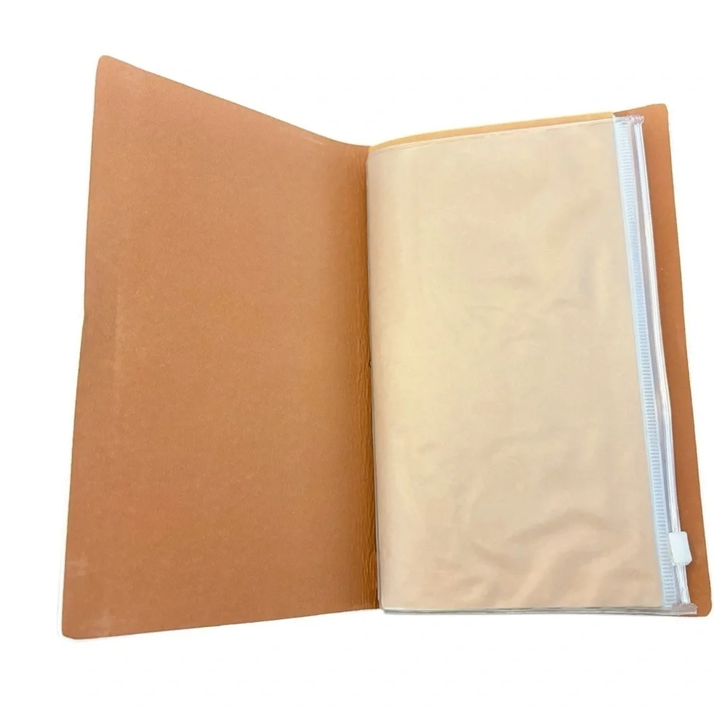 Travelers Notebook Journal Refillable Faux Leather A3 Zodiac Aries Pink
